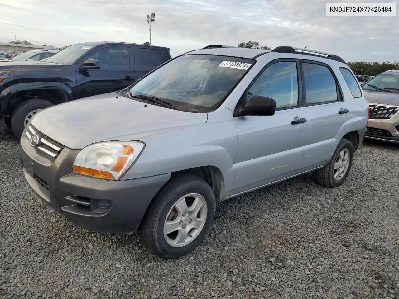 2007 Kia Sportage Lx VIN: KNDJF724X77426484 Lot: 77128874