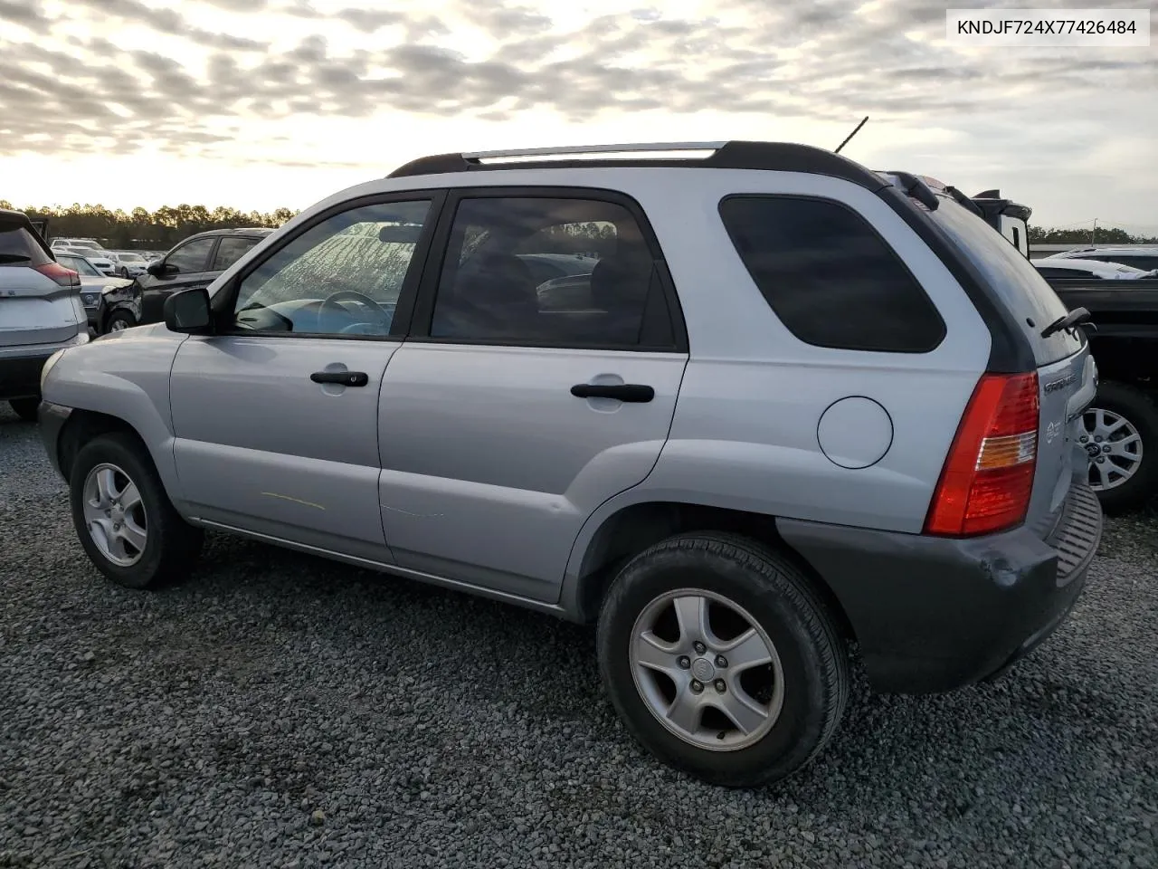 2007 Kia Sportage Lx VIN: KNDJF724X77426484 Lot: 77128874