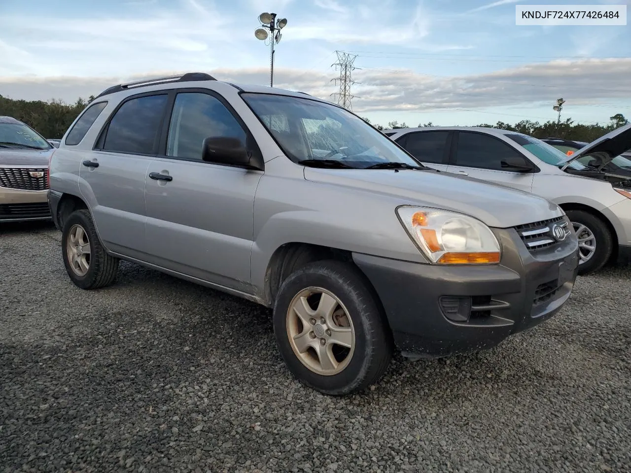 2007 Kia Sportage Lx VIN: KNDJF724X77426484 Lot: 77128874