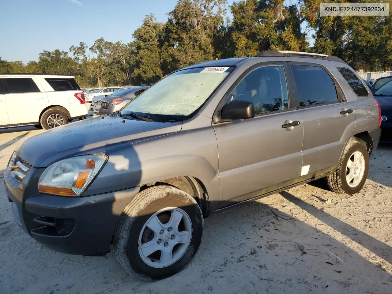 2007 Kia Sportage Lx VIN: KNDJF724477392834 Lot: 77686604