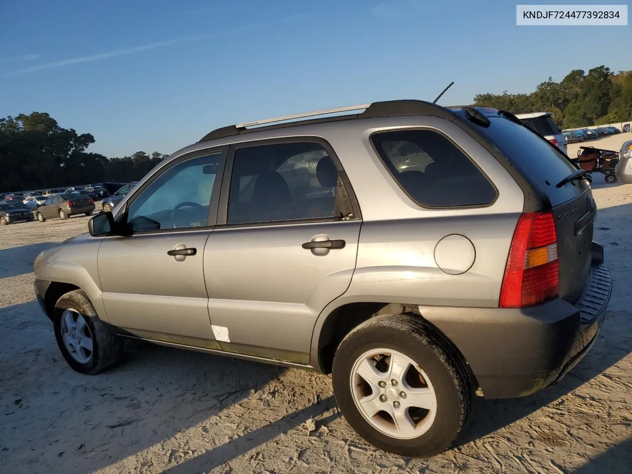 2007 Kia Sportage Lx VIN: KNDJF724477392834 Lot: 77686604