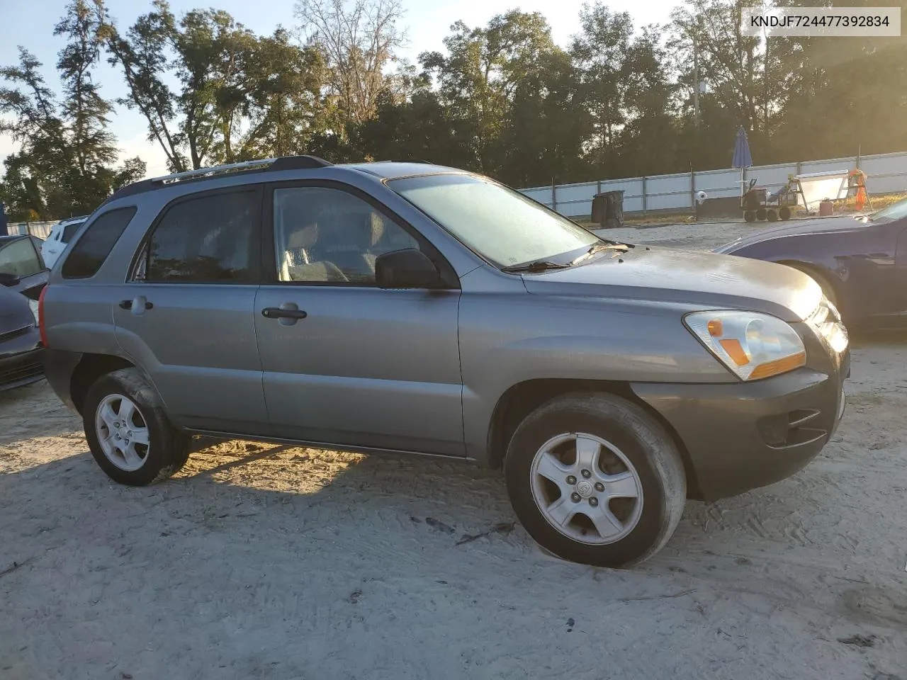 2007 Kia Sportage Lx VIN: KNDJF724477392834 Lot: 77686604