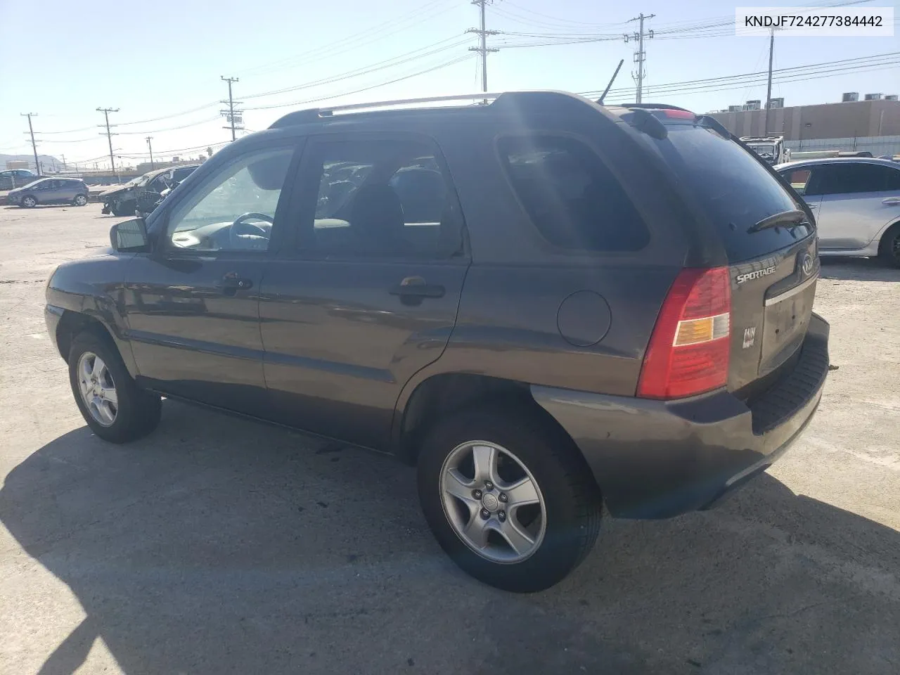 2007 Kia Sportage Lx VIN: KNDJF724277384442 Lot: 79557714