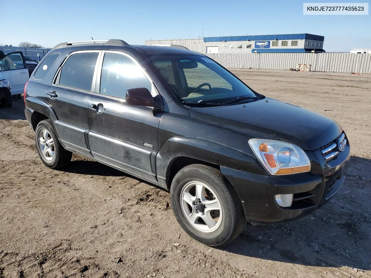 2007 Kia Sportage Ex VIN: KNDJE723777435623 Lot: 79693684