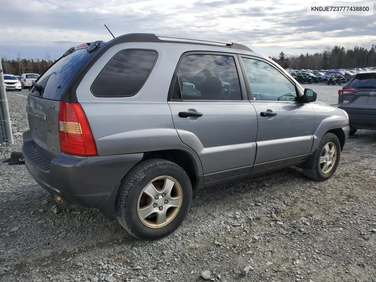 2007 Kia Sportage Ex VIN: KNDJE723777438800 Lot: 79807744