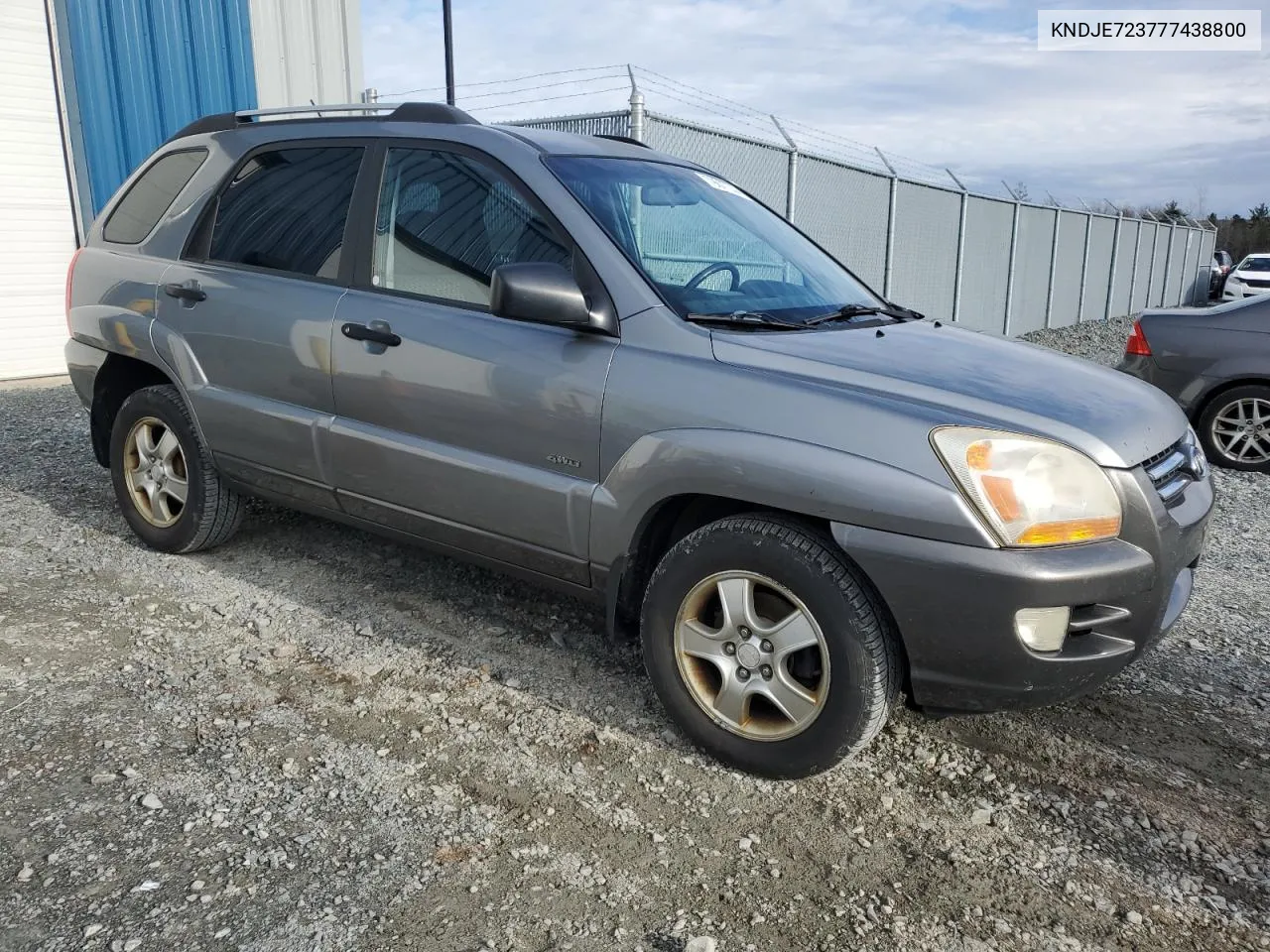 2007 Kia Sportage Ex VIN: KNDJE723777438800 Lot: 79807744