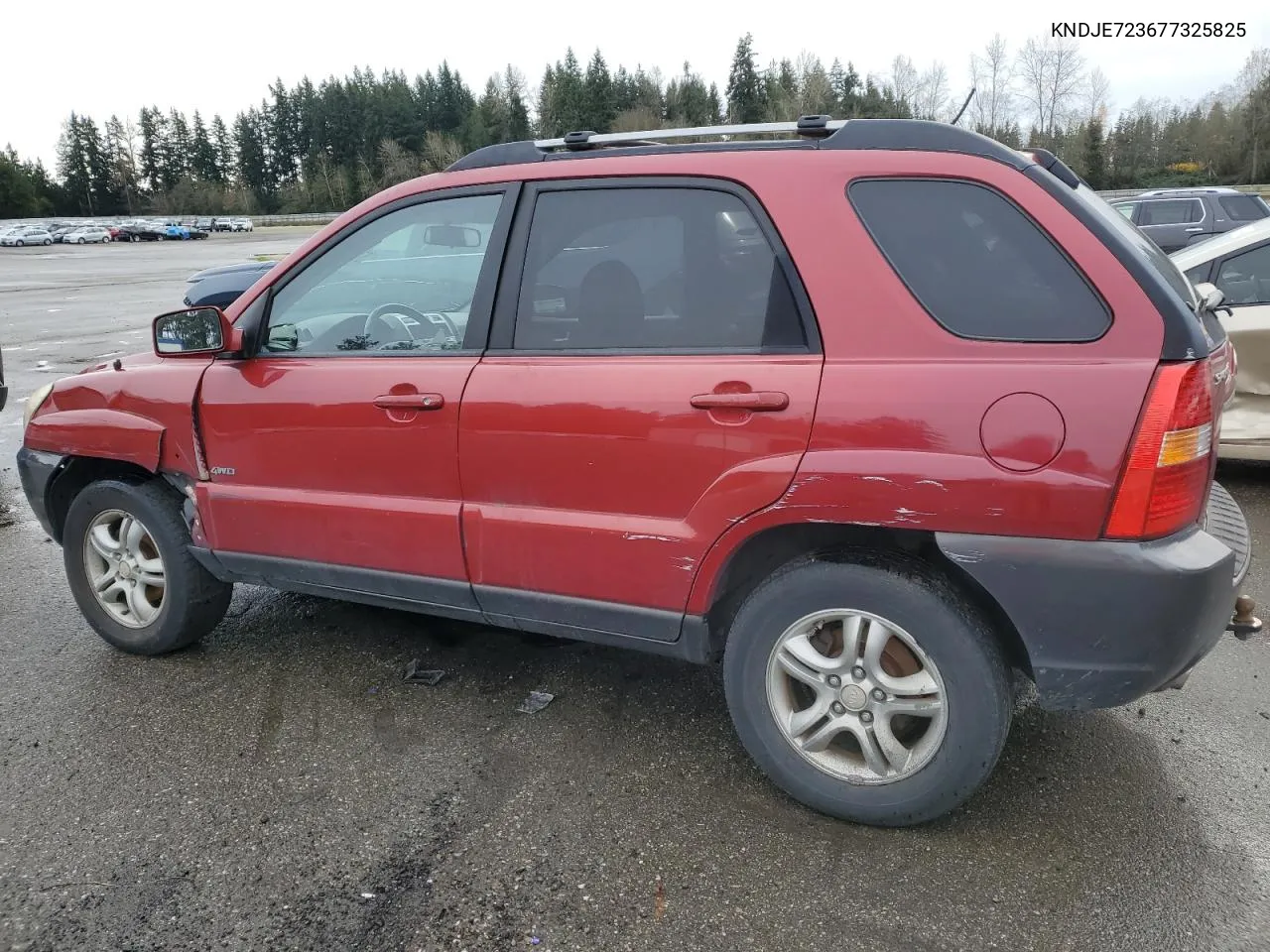 2007 Kia Sportage Ex VIN: KNDJE723677325825 Lot: 81427194