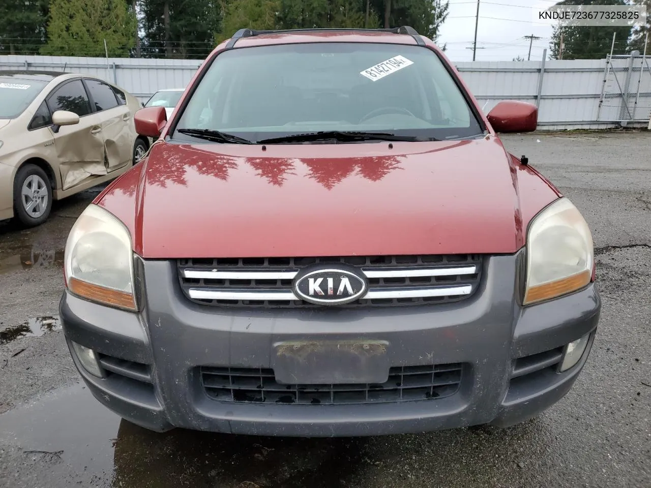 2007 Kia Sportage Ex VIN: KNDJE723677325825 Lot: 81427194