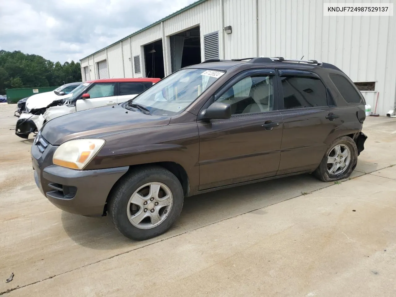 2008 Kia Sportage Lx VIN: KNDJF724987529137 Lot: 67126924