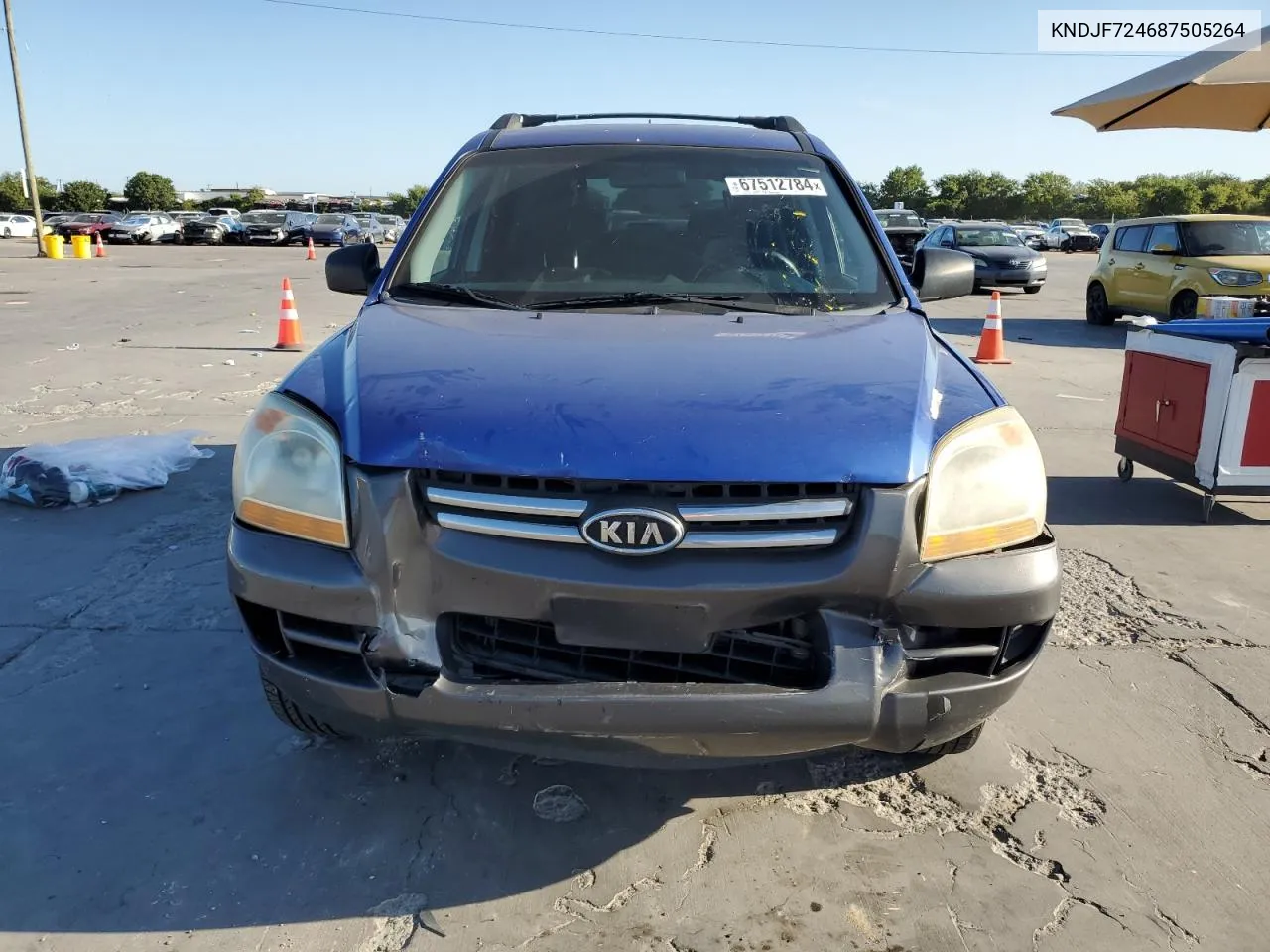 KNDJF724687505264 2008 Kia Sportage Lx