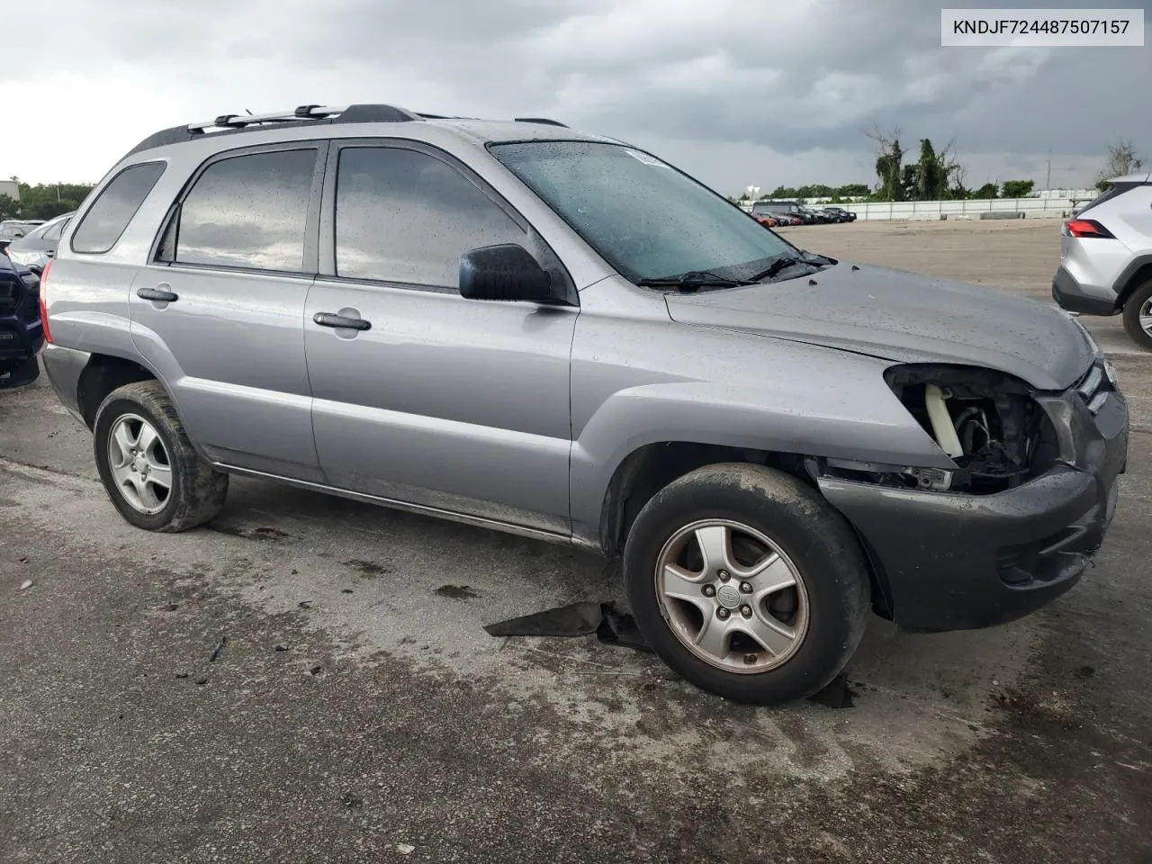 2008 Kia Sportage Lx VIN: KNDJF724487507157 Lot: 68860684