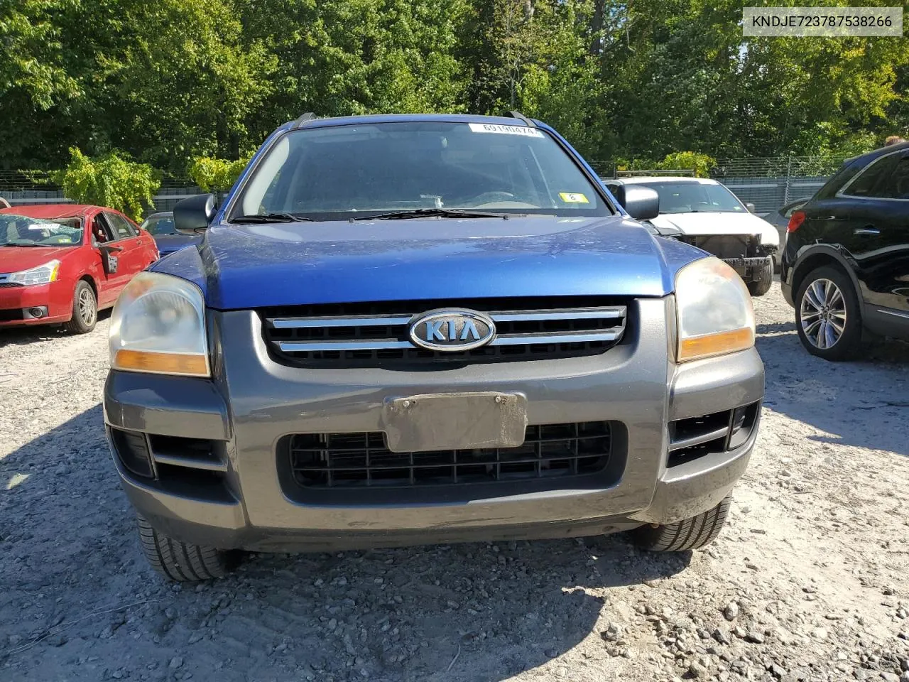 KNDJE723787538266 2008 Kia Sportage Ex