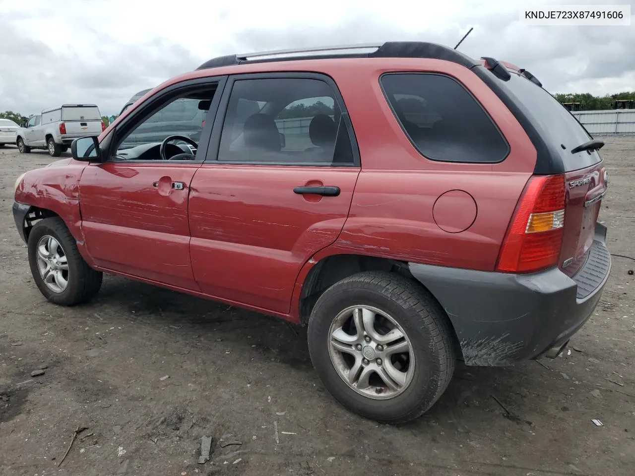 KNDJE723X87491606 2008 Kia Sportage Ex