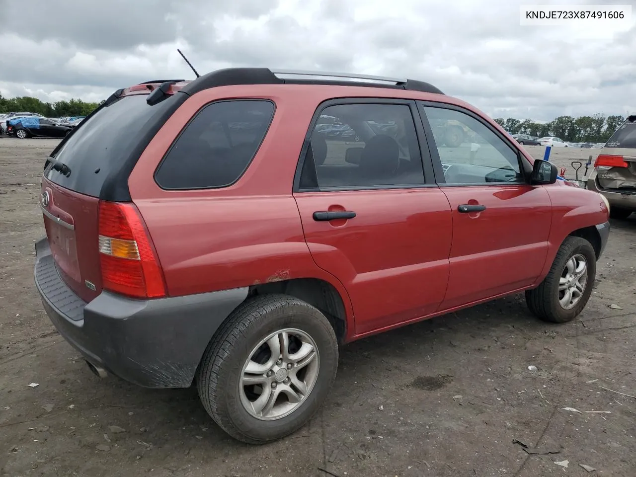 KNDJE723X87491606 2008 Kia Sportage Ex