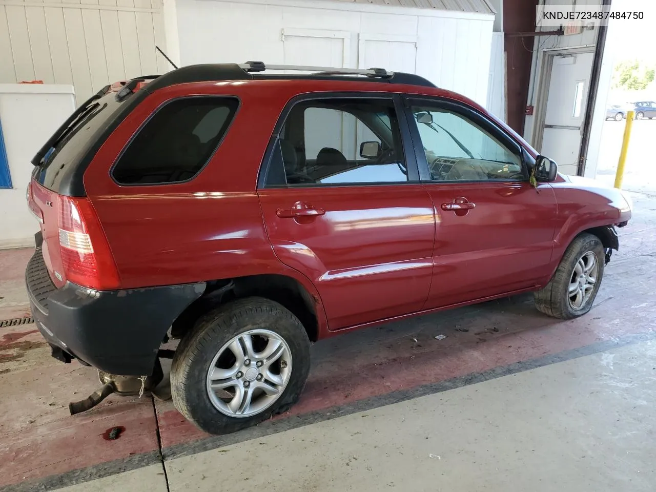 2008 Kia Sportage Ex VIN: KNDJE723487484750 Lot: 71195444