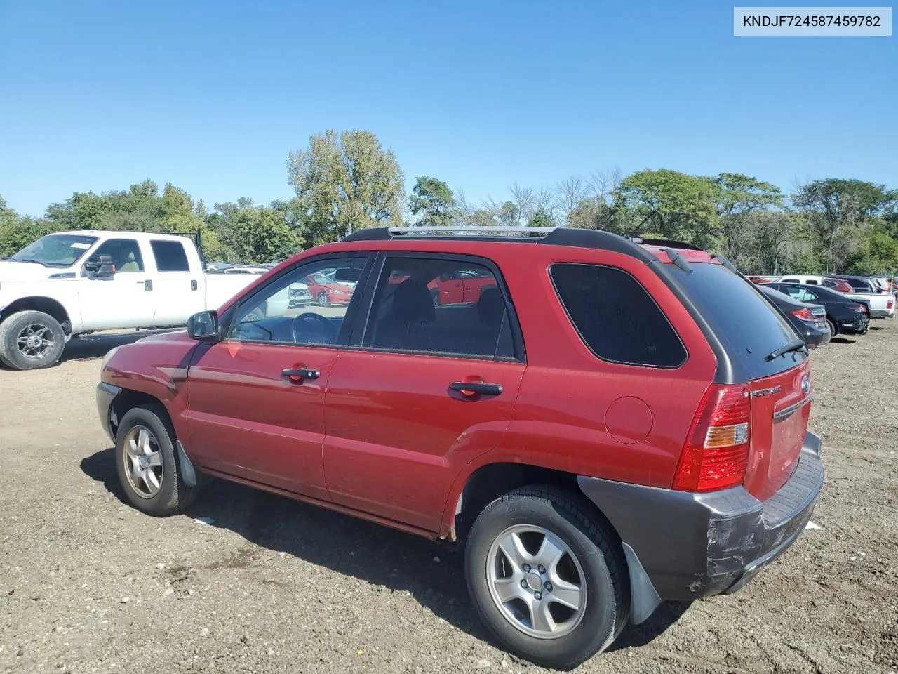 2008 Kia Sportage Lx VIN: KNDJF724587459782 Lot: 72843344