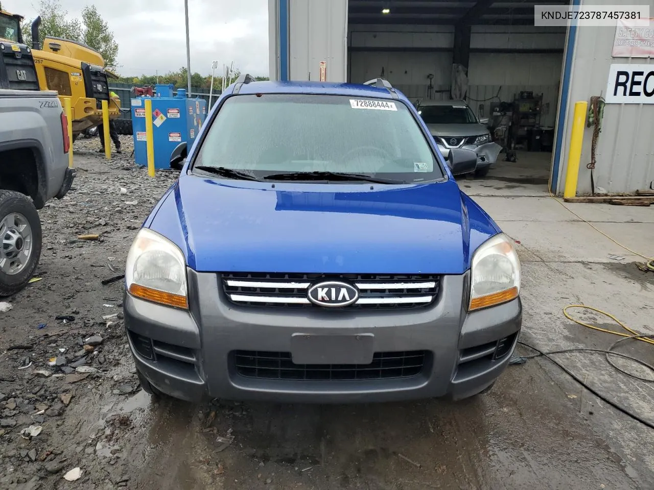 2008 Kia Sportage Ex VIN: KNDJE723787457381 Lot: 72888444