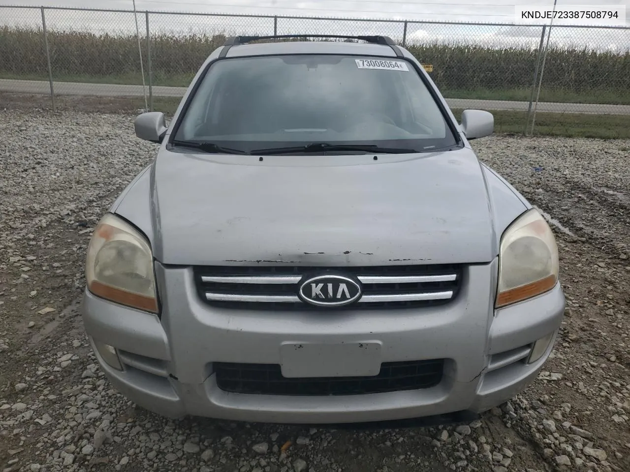 KNDJE723387508794 2008 Kia Sportage Ex