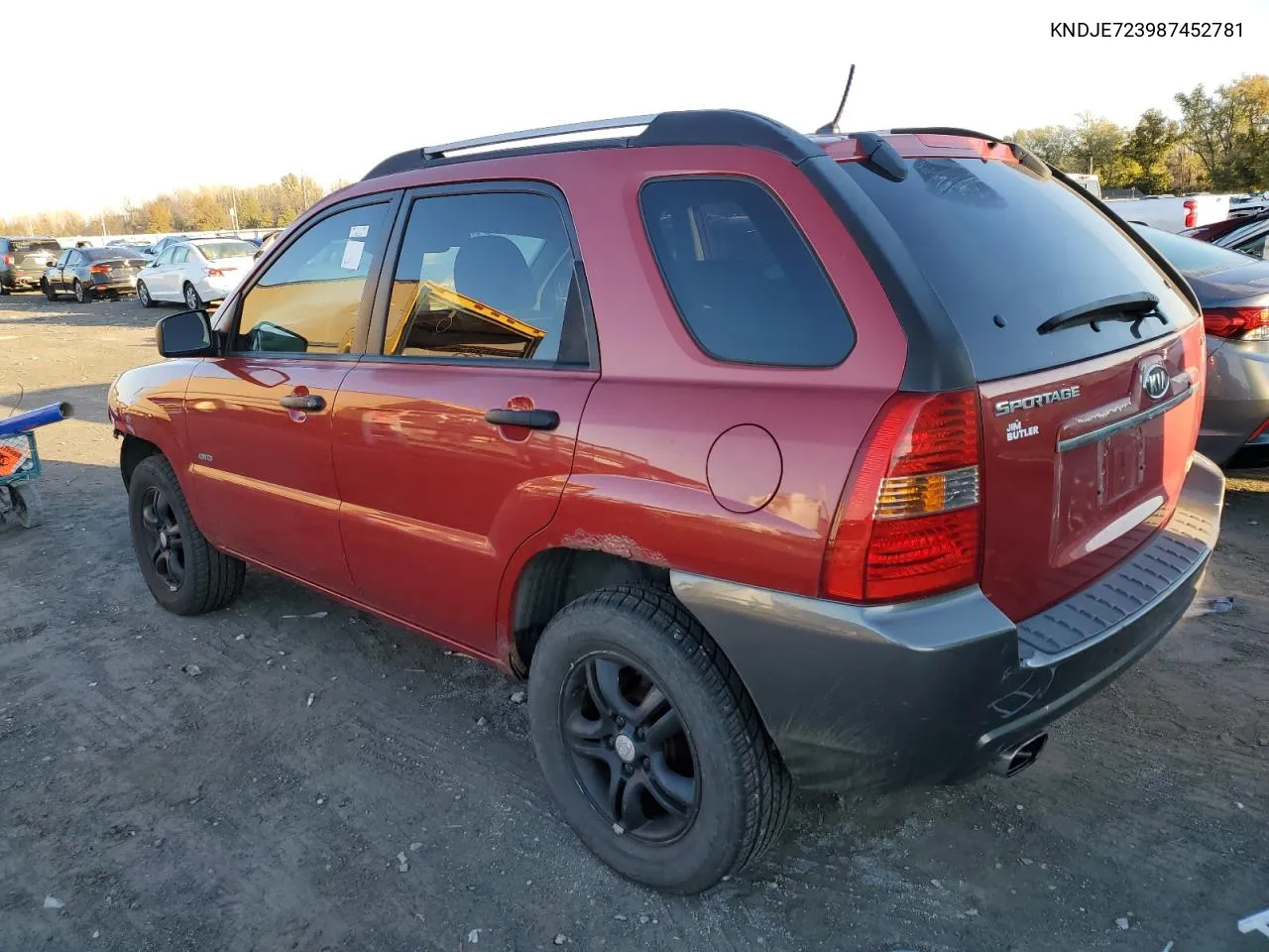 KNDJE723987452781 2008 Kia Sportage Ex