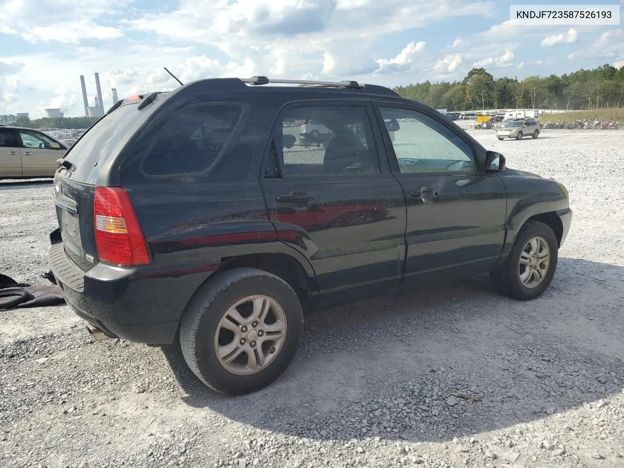 KNDJF723587526193 2008 Kia Sportage Ex