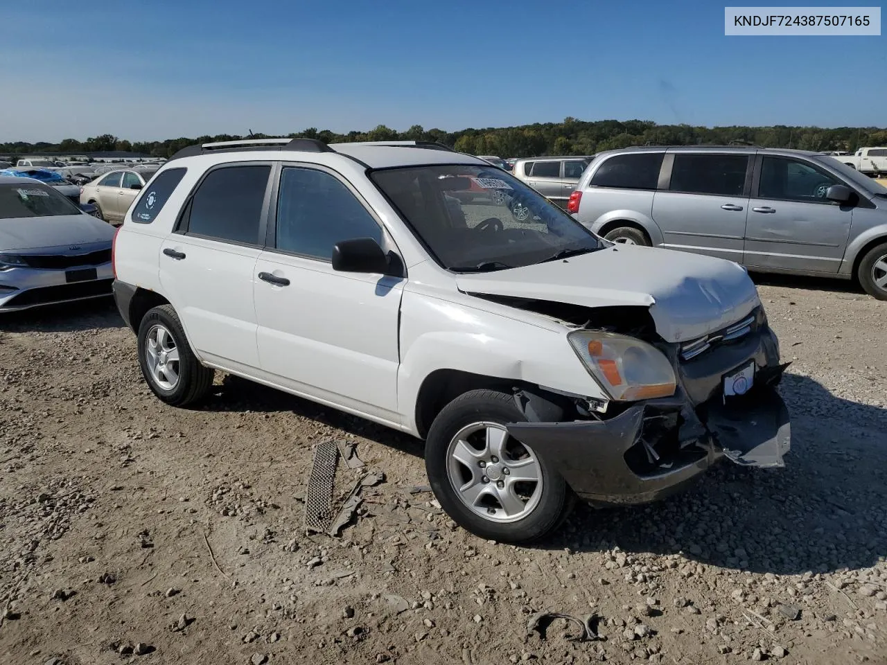 2008 Kia Sportage Lx VIN: KNDJF724387507165 Lot: 74969704