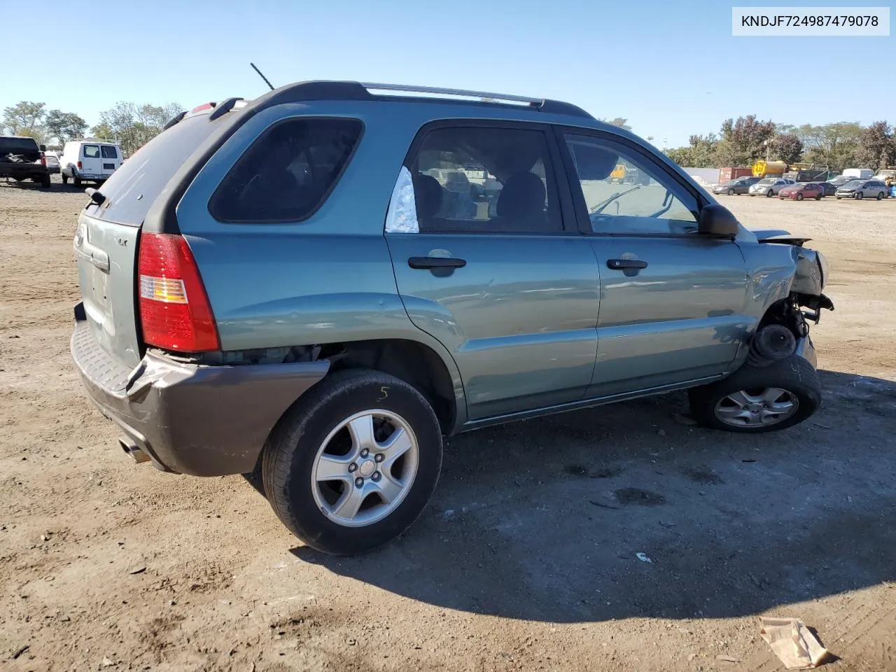 2008 Kia Sportage Lx VIN: KNDJF724987479078 Lot: 76750254