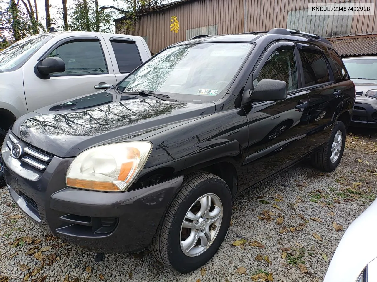 2008 Kia Sportage Ex VIN: KNDJE723487492928 Lot: 78230624