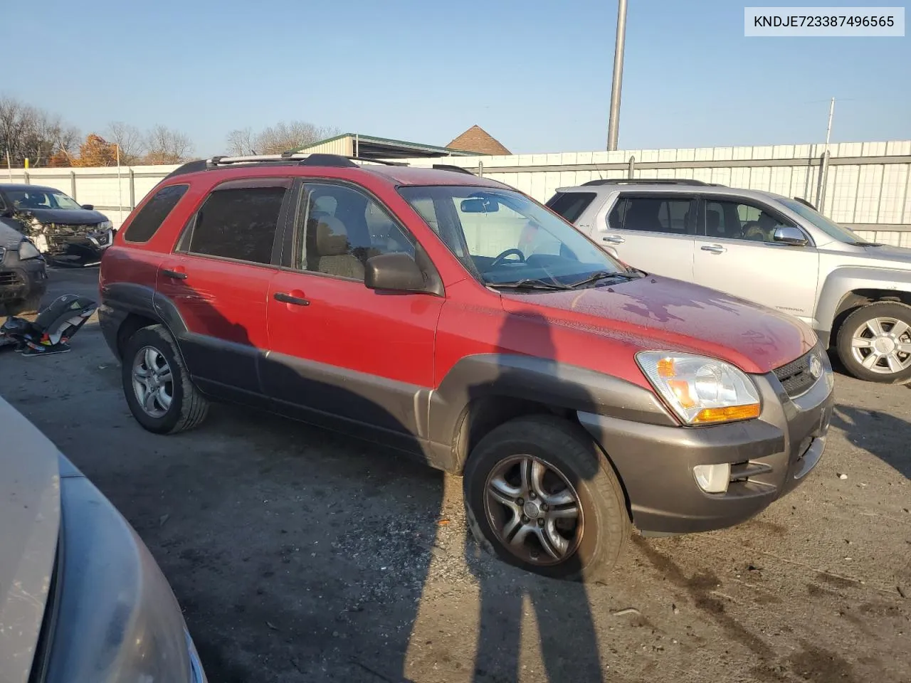 2008 Kia Sportage Ex VIN: KNDJE723387496565 Lot: 78451144