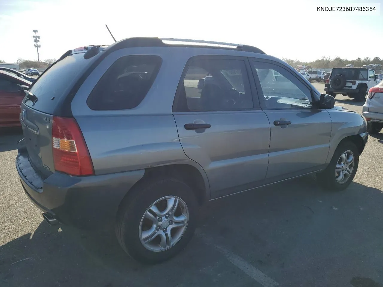 2008 Kia Sportage Ex VIN: KNDJE723687486354 Lot: 79217904