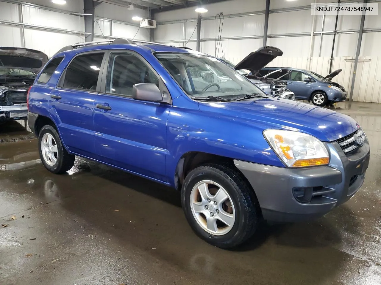 2008 Kia Sportage Lx VIN: KNDJF724787548947 Lot: 79470884