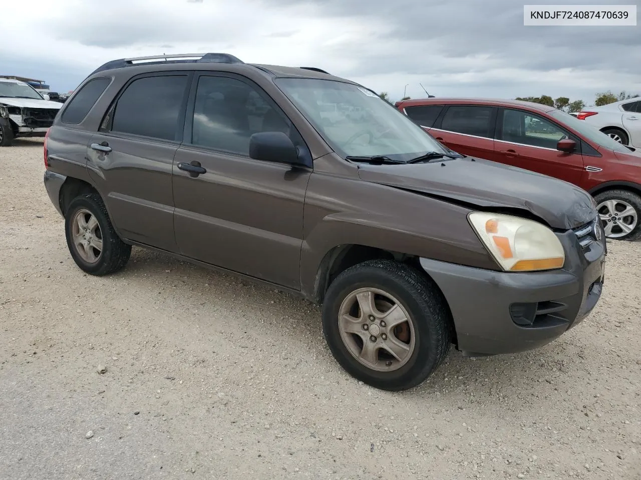 2008 Kia Sportage Lx VIN: KNDJF724087470639 Lot: 79931224