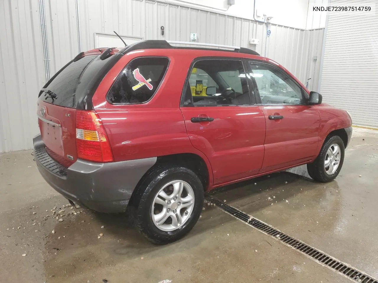 2008 Kia Sportage Ex VIN: KNDJE723987514759 Lot: 80277584