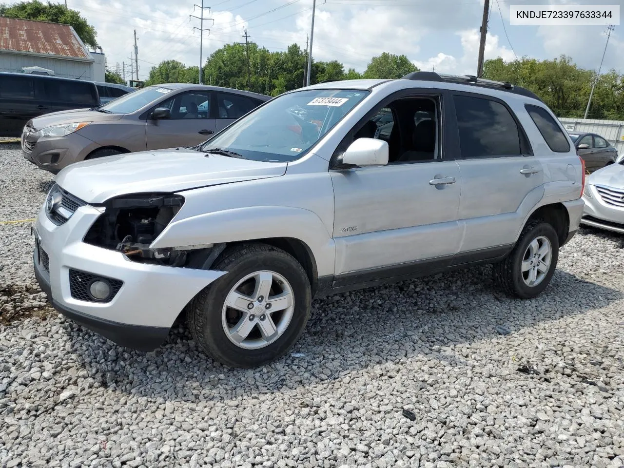 2009 Kia Sportage Lx VIN: KNDJE723397633344 Lot: 57373444