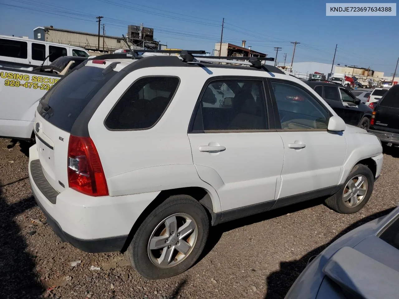 2009 Kia Sportage Lx VIN: KNDJE723697634388 Lot: 60854584