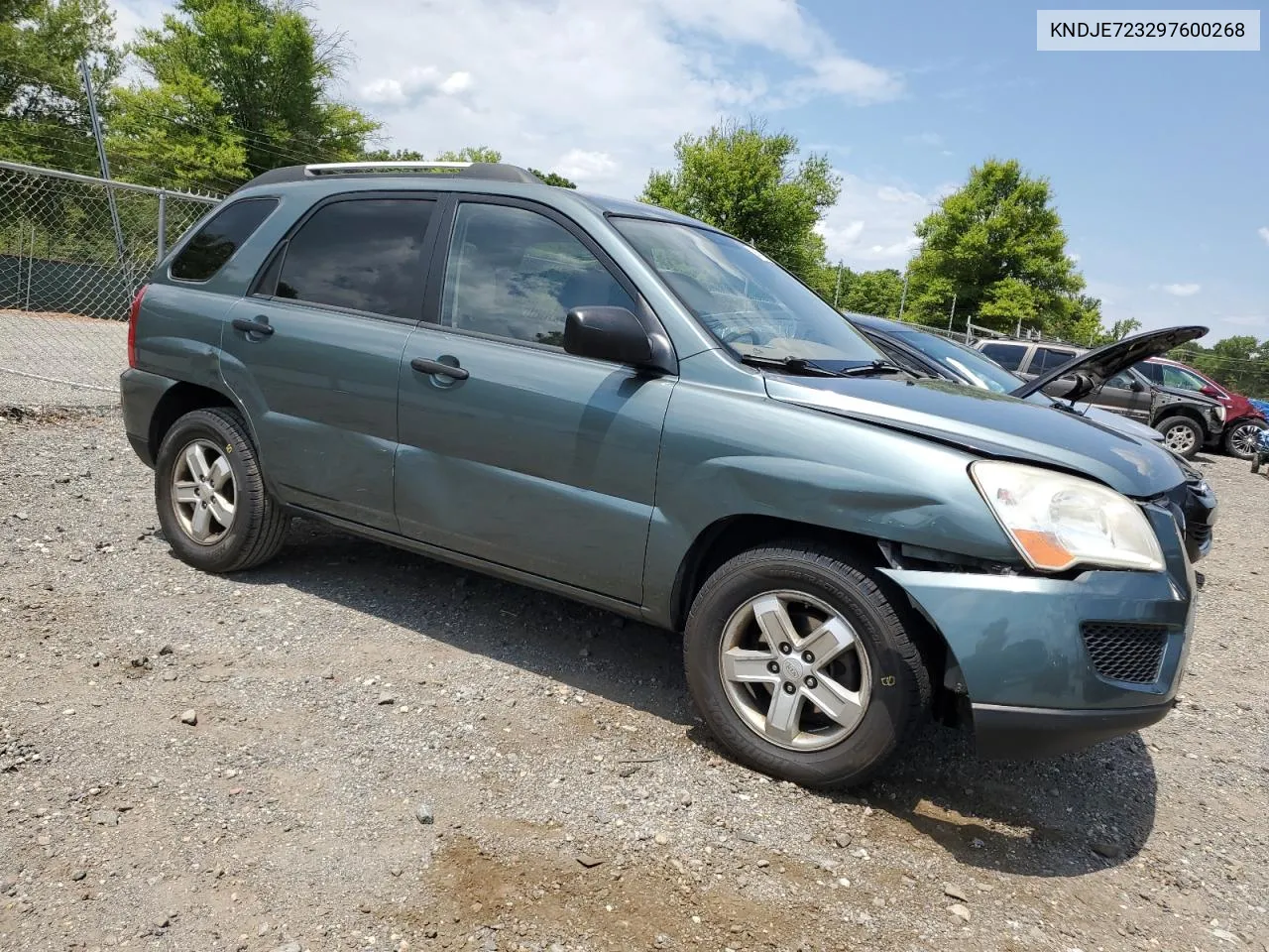 2009 Kia Sportage Lx VIN: KNDJE723297600268 Lot: 63477434