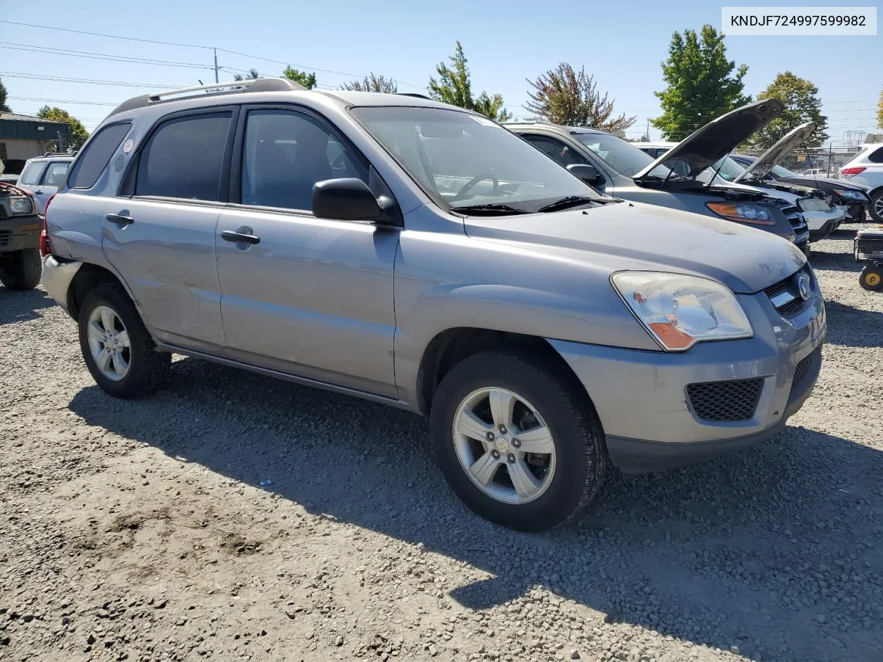 2009 Kia Sportage Lx VIN: KNDJF724997599982 Lot: 68317924