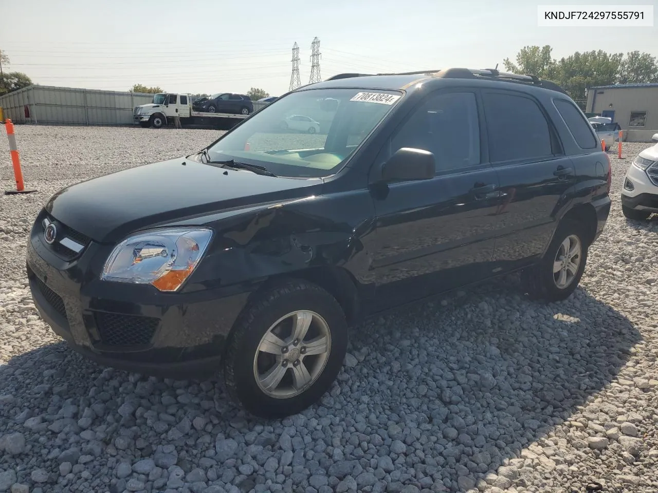 2009 Kia Sportage Lx VIN: KNDJF724297555791 Lot: 70813824