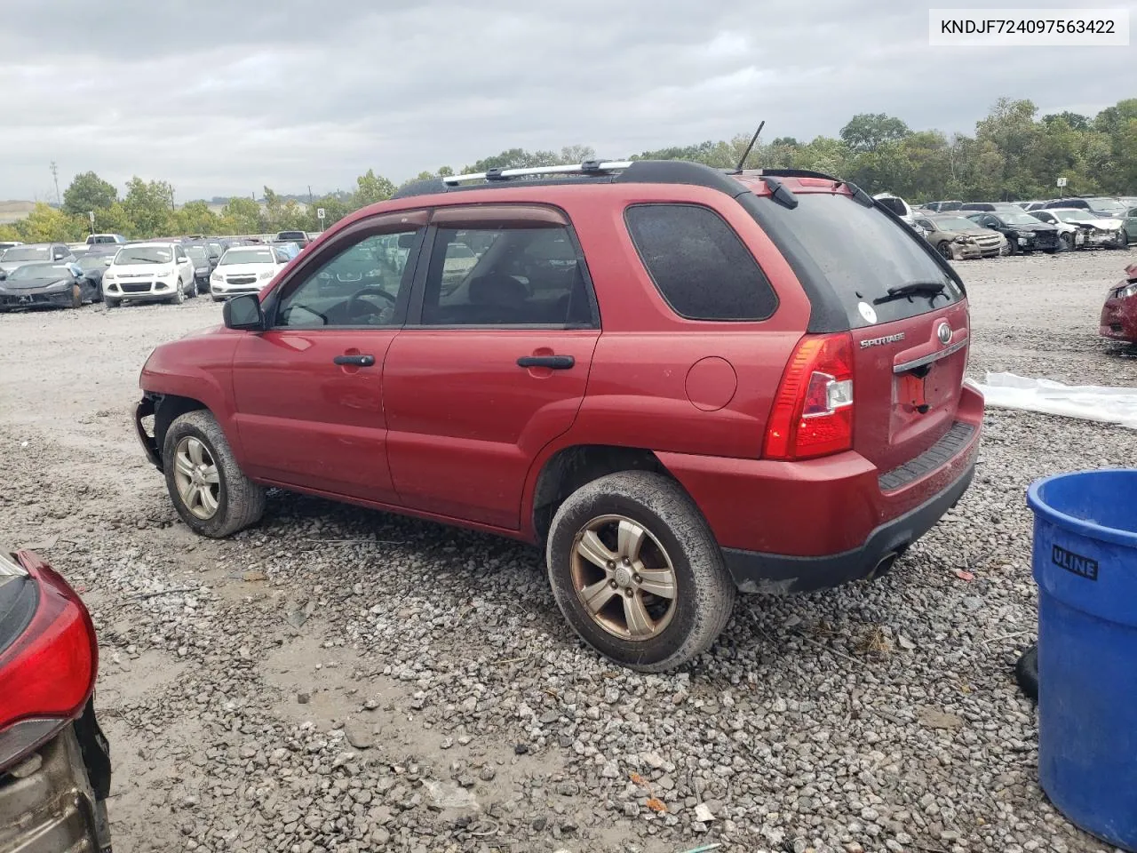 2009 Kia Sportage Lx VIN: KNDJF724097563422 Lot: 70879194