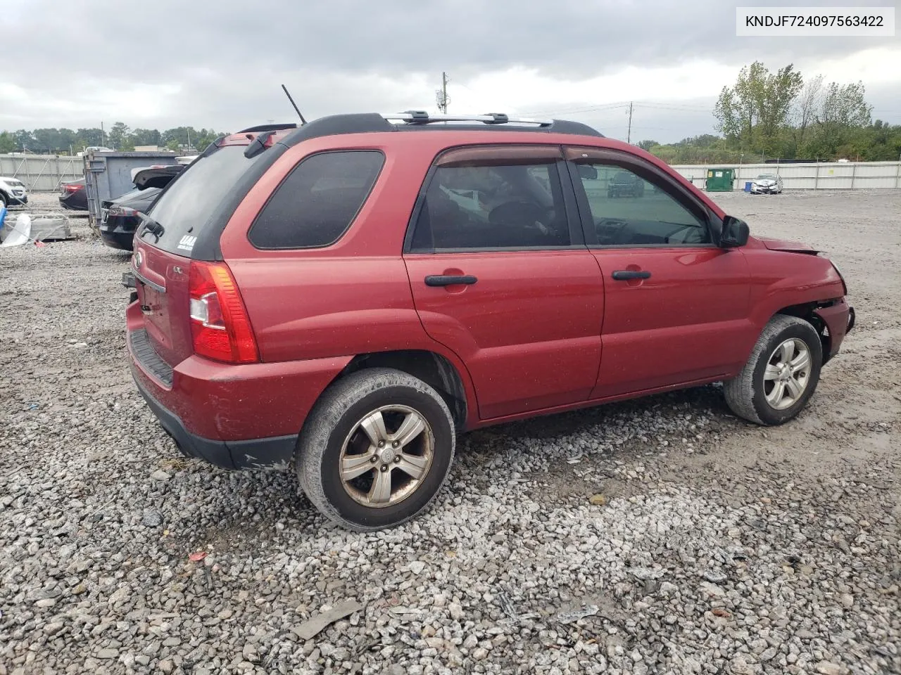 2009 Kia Sportage Lx VIN: KNDJF724097563422 Lot: 70879194