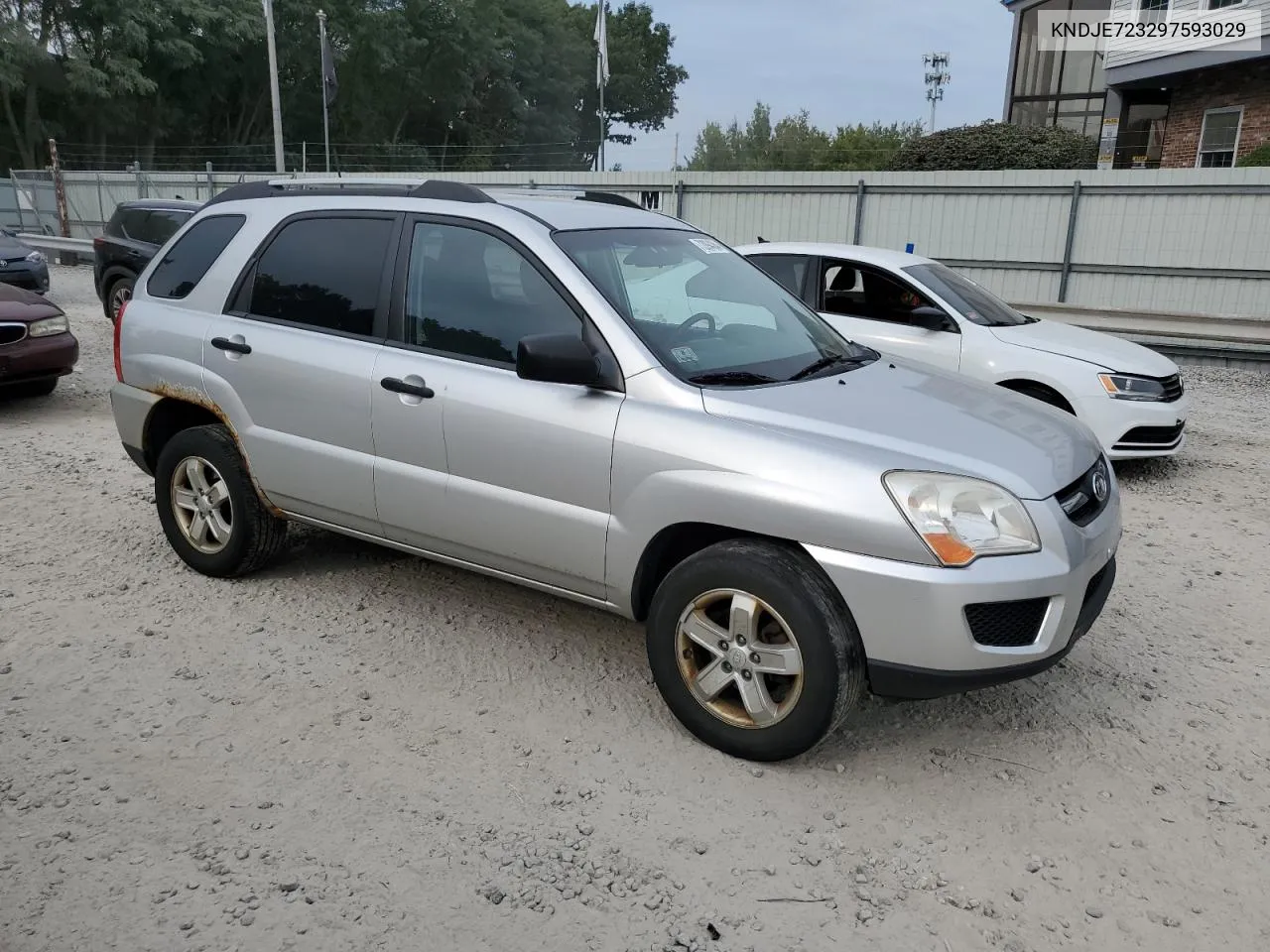 2009 Kia Sportage Lx VIN: KNDJE723297593029 Lot: 72094384