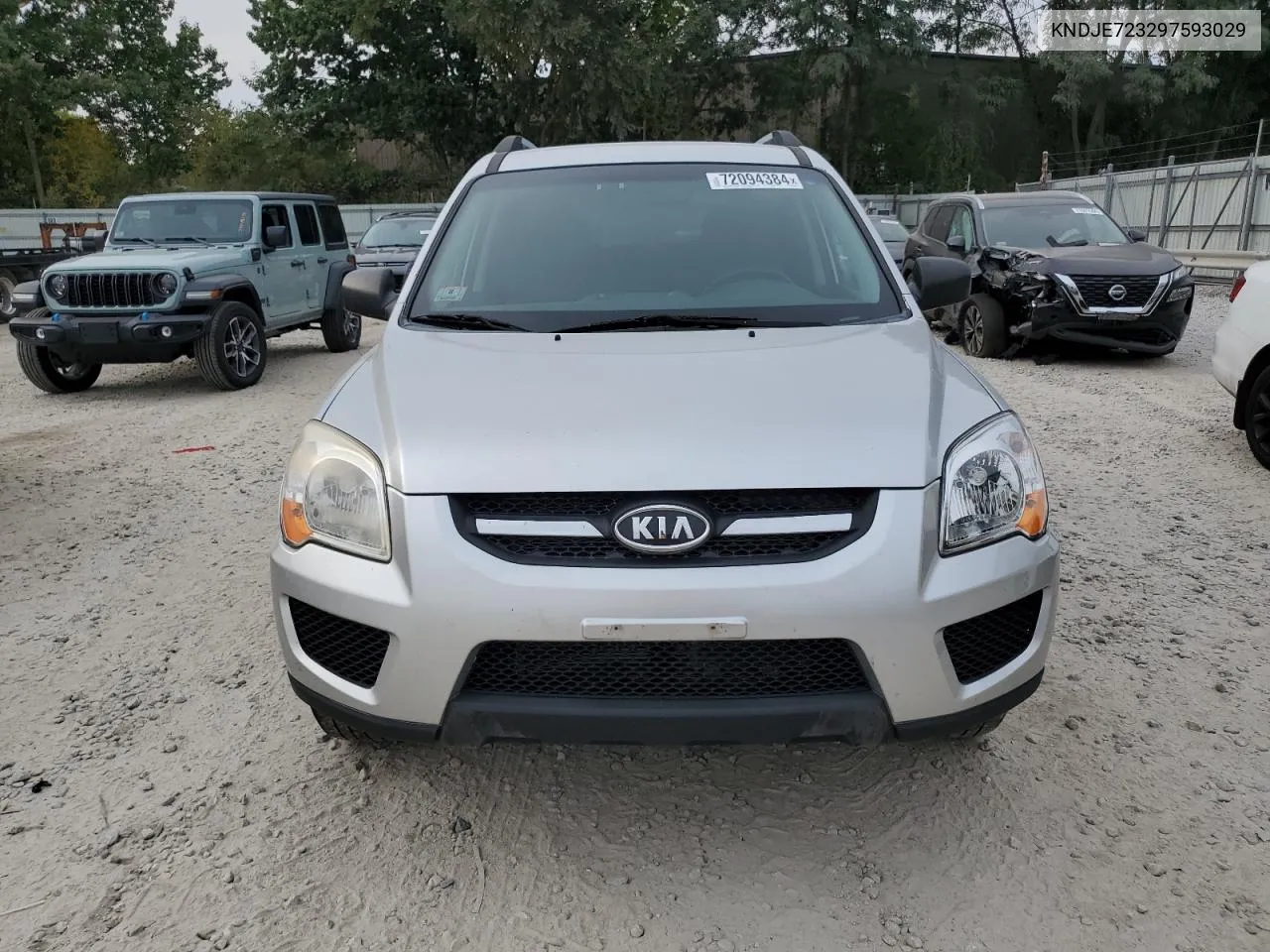 2009 Kia Sportage Lx VIN: KNDJE723297593029 Lot: 72094384