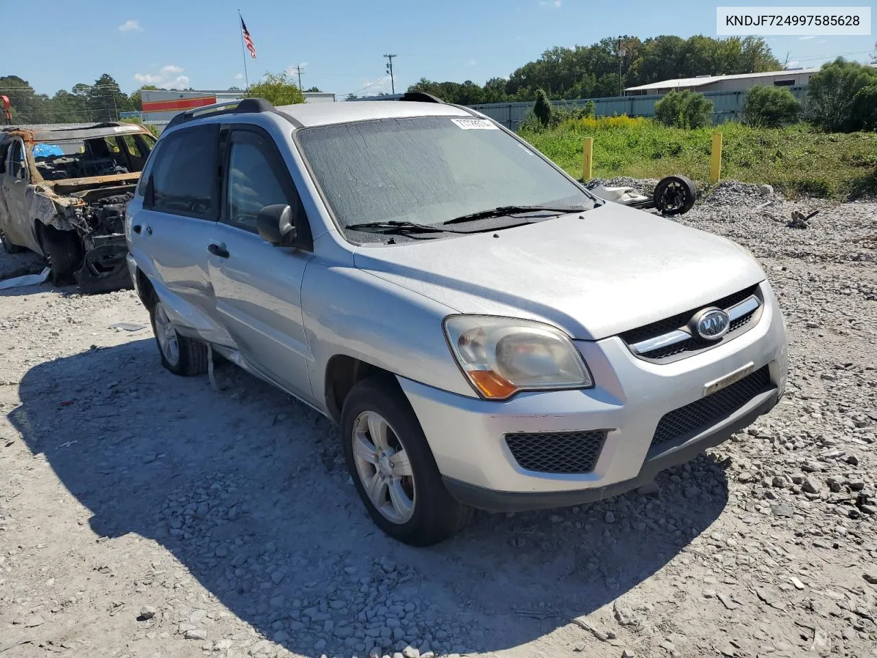 2009 Kia Sportage Lx VIN: KNDJF724997585628 Lot: 73728574