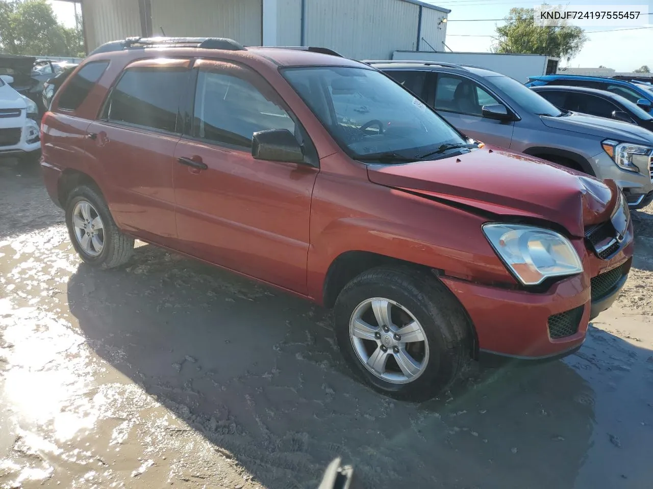 2009 Kia Sportage Lx VIN: KNDJF724197555457 Lot: 74591974