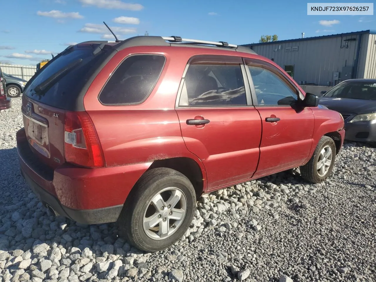 KNDJF723X97626257 2009 Kia Sportage Lx