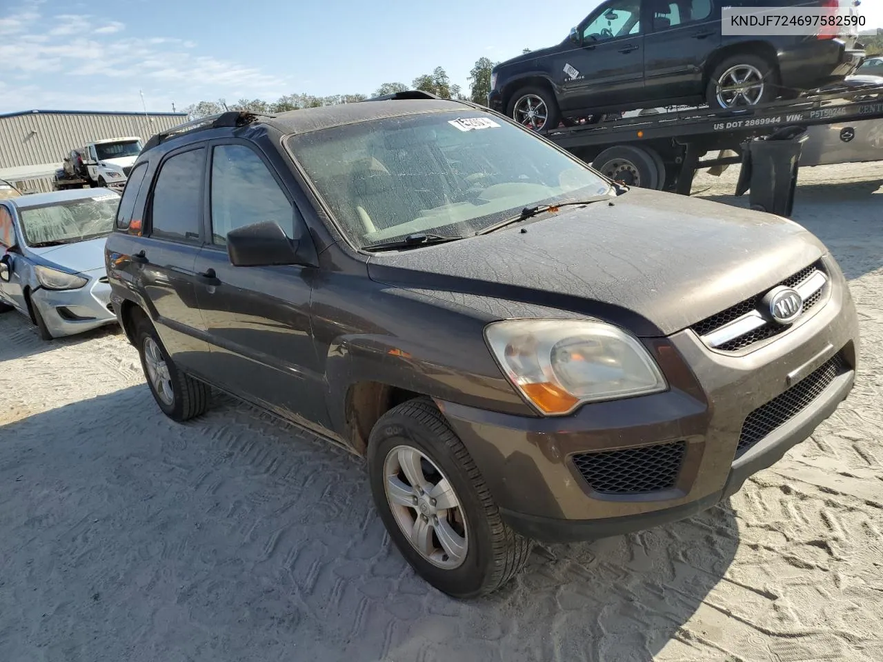 2009 Kia Sportage Lx VIN: KNDJF724697582590 Lot: 75629074