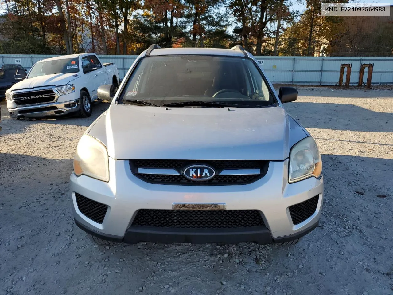 2009 Kia Sportage Lx VIN: KNDJF724097564988 Lot: 76628774