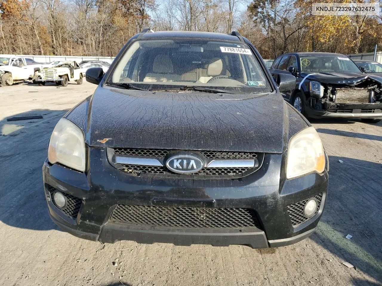 2009 Kia Sportage Lx VIN: KNDJE723297632475 Lot: 77881654