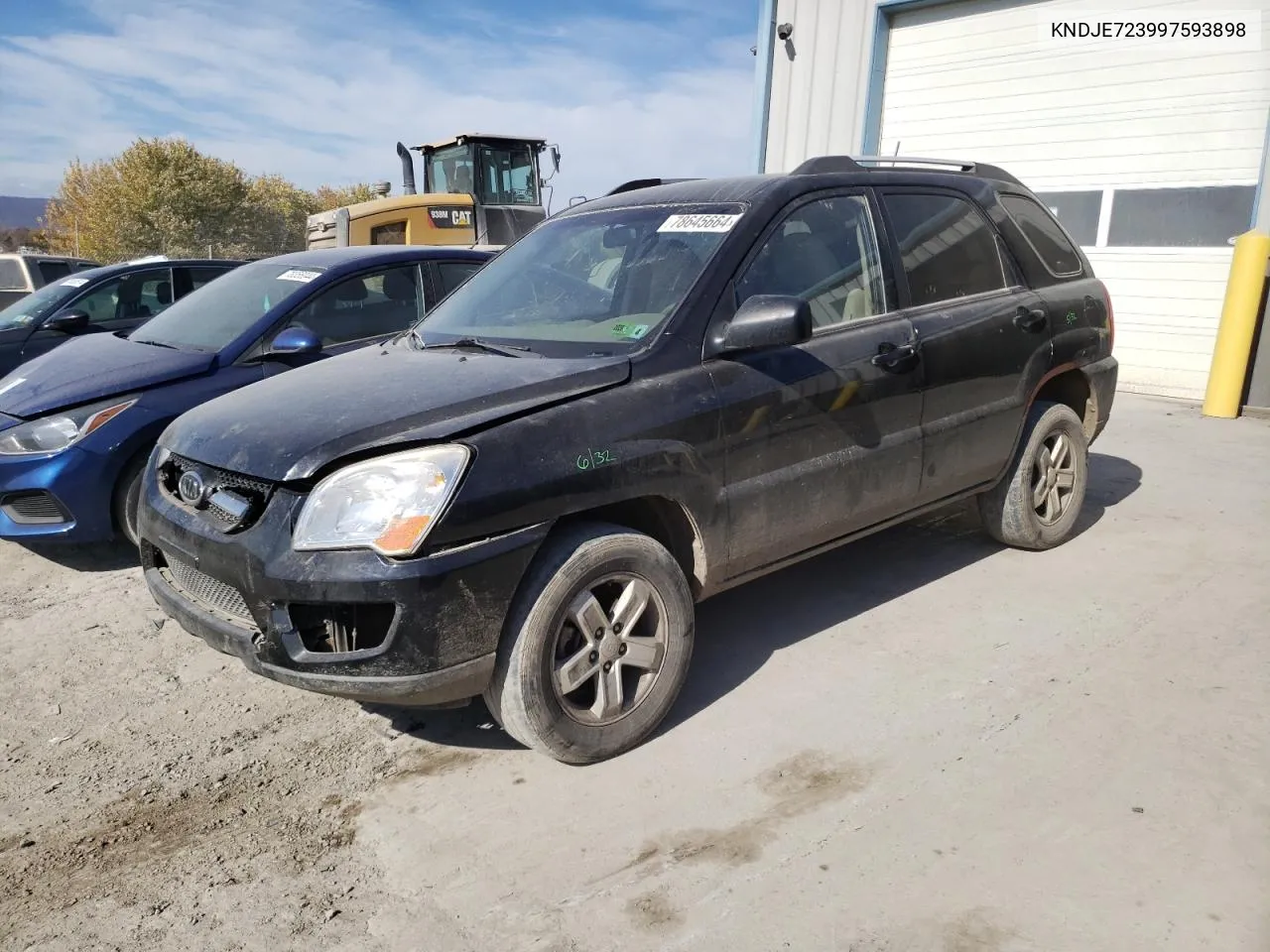 2009 Kia Sportage Lx VIN: KNDJE723997593898 Lot: 78645664