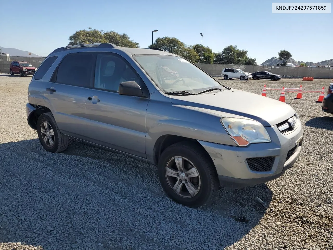 2009 Kia Sportage Lx VIN: KNDJF724297571859 Lot: 80074374