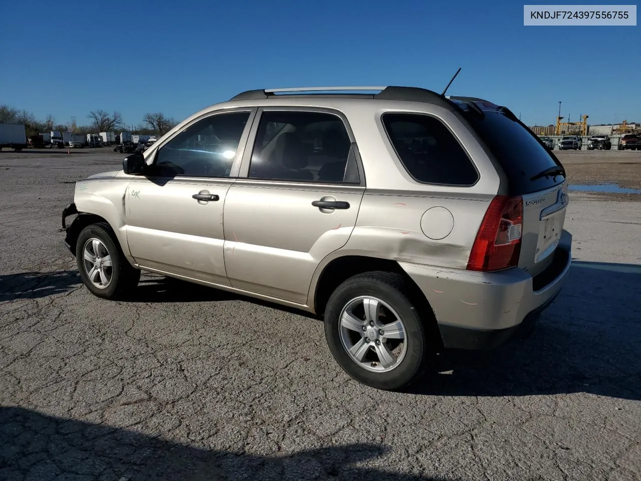 2009 Kia Sportage Lx VIN: KNDJF724397556755 Lot: 81202374